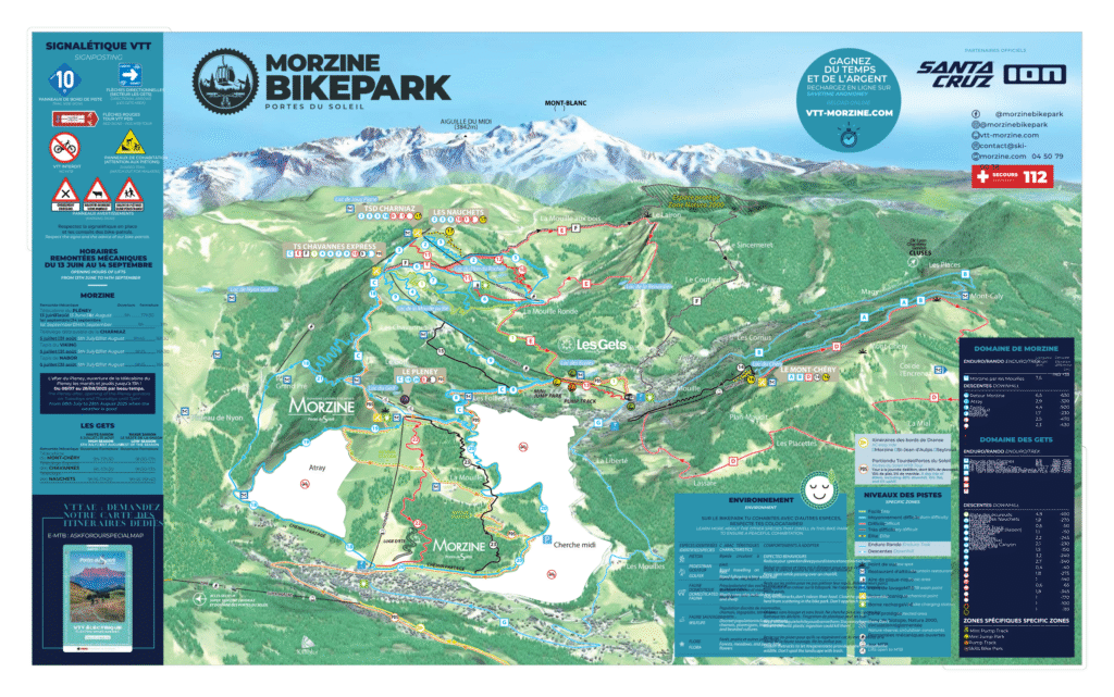 plan bike park morzine 2